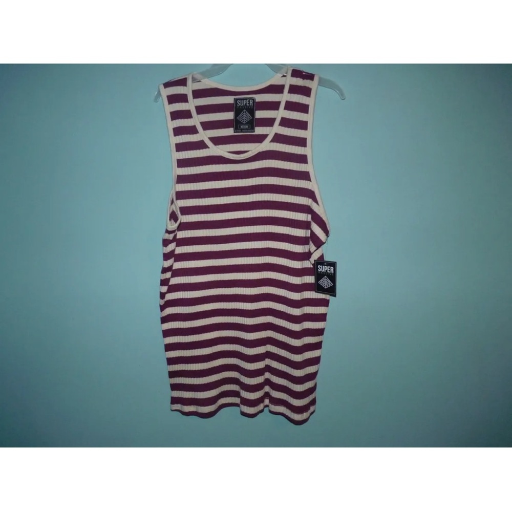 Super Massive Tank Top - XL STRIPED NWT